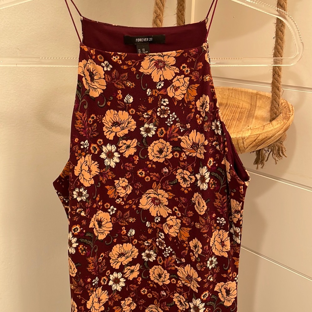 Forever21 floral body shaped dress
